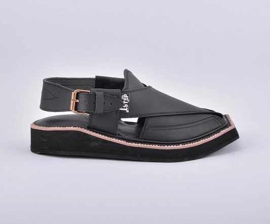 Black Kaptan Peshawari Sandal