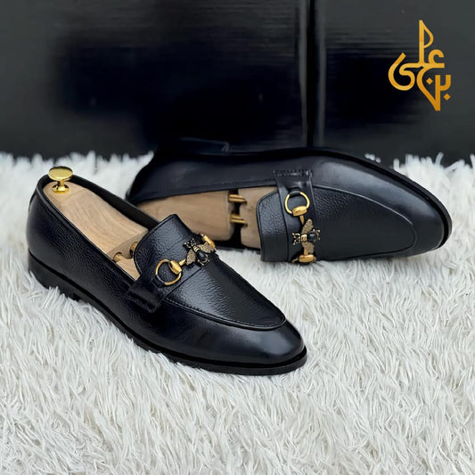Men’s Italian Style Leather Loafers – Brown Tassel Design